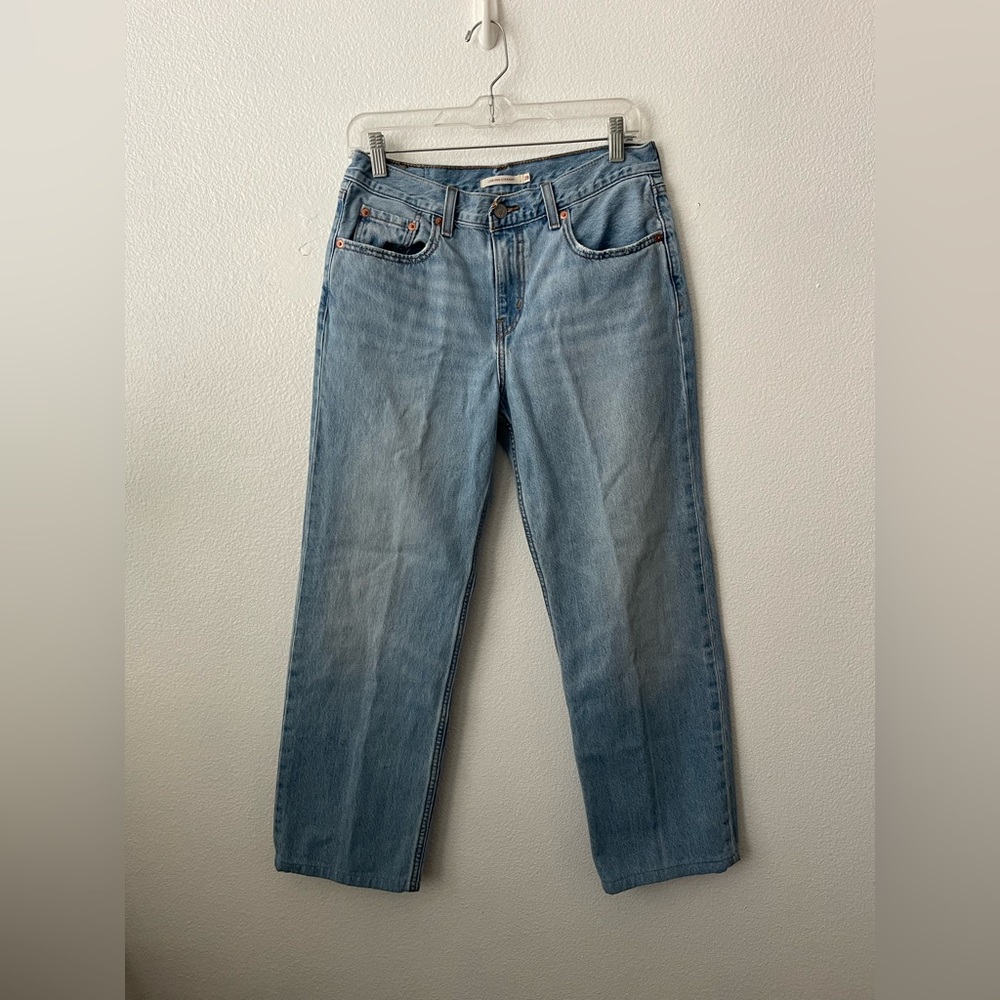 Levi's Light Blue Straight Leg Jeans